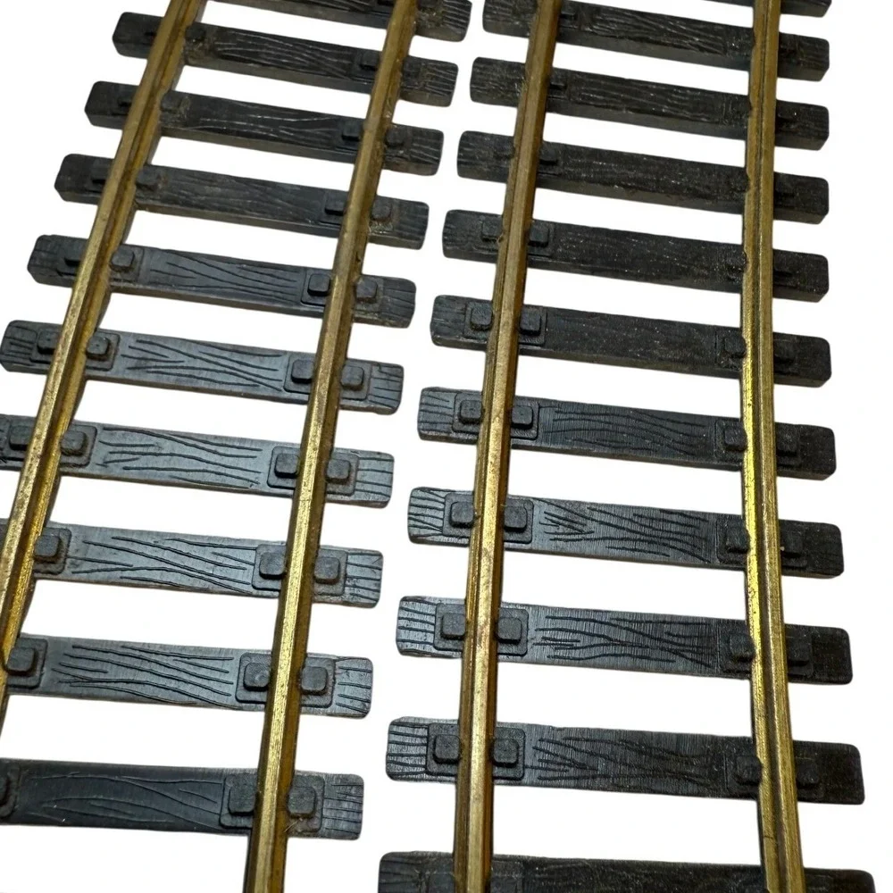 Vintage 1970s HO Scale Brass Model Feller Garnet Train Track Lot Italy 36 Pieces